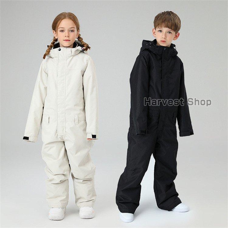最新の激安 スノーボードウェア キッズ ワンピース つなぎ スキーウェア 女の子 男の子 無地 スノーウェア スノボ 冬 雪 雪遊び 子供用 ジュニア Roadmapforth Org