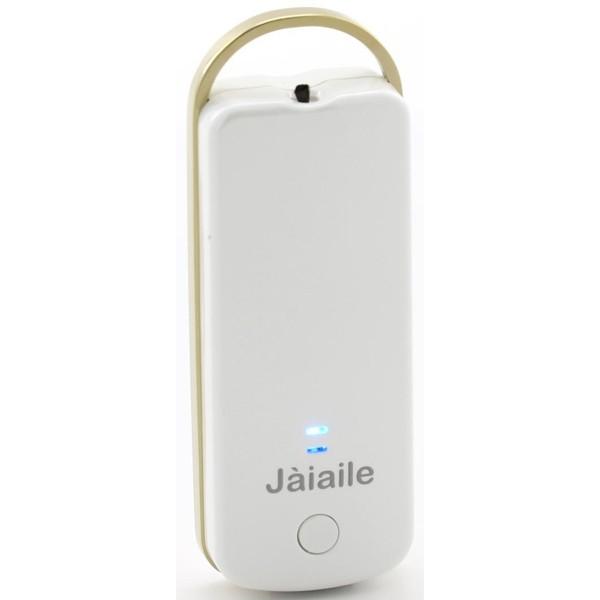 日本製 Jaiaile ジュエル パーソナル空気清浄機 首掛け式小型空気清浄機 PM2.5 花粉 ホワイト マイナスイオン 首掛け 空気清浄機 コンパクト