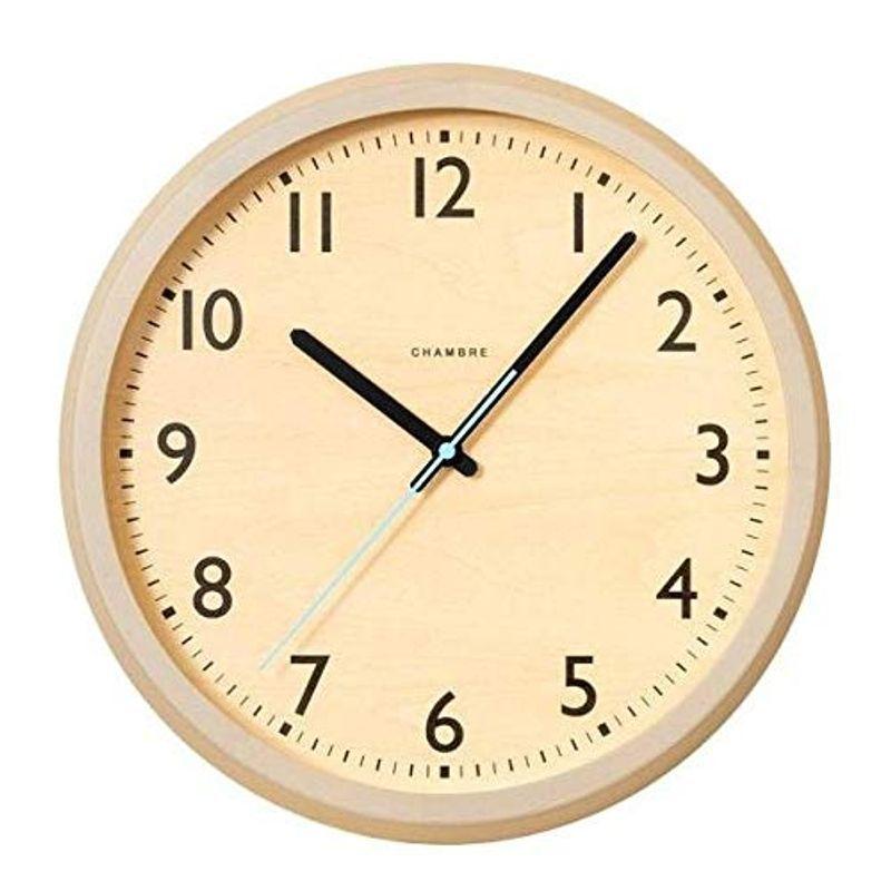正規代理店 DROP CHAMBRE CLOCK CH-039GY ウォームグレイ 電波時計 掛け時計、壁掛け時計
