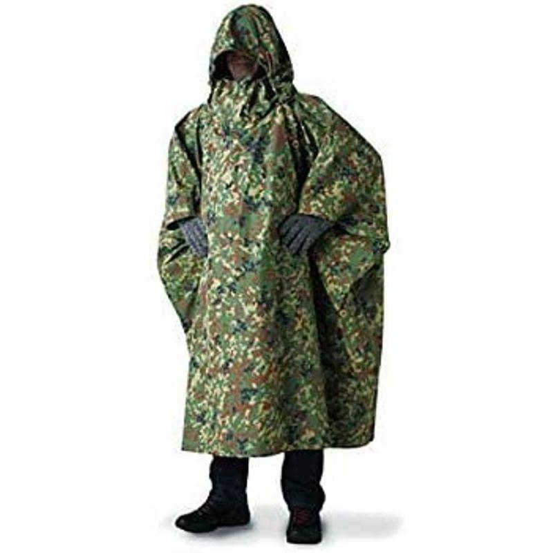 アンアクター(迷彩ポンチョ) グリーンカモ GKP02 迷彩ポンチョ グリーンカモ GKP02 サイズ