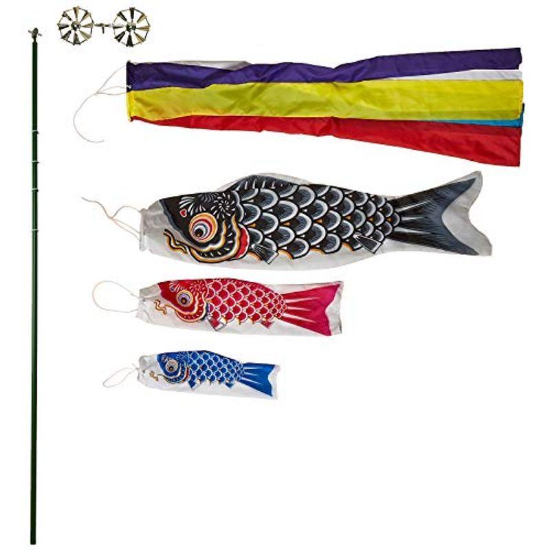 室内用ミニ鯉のぼりセット 吹き流しと３色の鯉のぼりがひと箱に入った手軽な鯉のぼりセット Gdjghflwin 記念 行事用品 Closetoart Fr