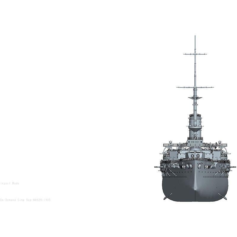ウェーブ 1/200 戦艦 三笠 全長約66cm プラモデル BB001 1/200 全長約66cm 戦艦 三笠 プラモデル BB001 サイズ