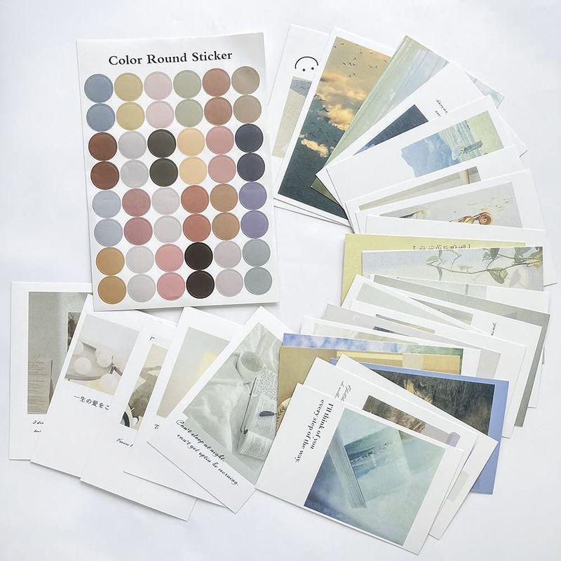 喜ばれる誕生日プレゼント 丸シール付き 絵はがき ポストカード Tnyker 飾る 30枚セット アートポスター 風景 おしゃれ 壁飾り インテリア ポストカード 絵葉書 Www Cognitiva La