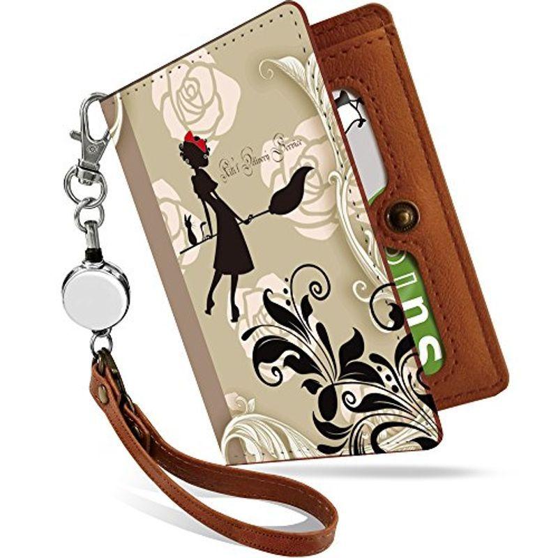 パスケース 定期入れ リール付き かわいい 魔女宅 茶 イラスト キャラ 二つ折り 中がみえない おしゃれ レディース キキ ジジ 茶 魔女 アチーブメントストア 通販 Yahoo ショッピング