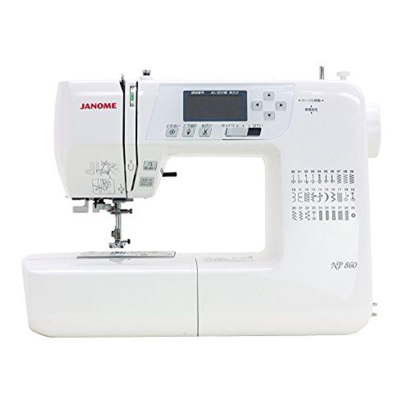 JANOME コンピュータミシン NP860 ホワイト(23971円)
