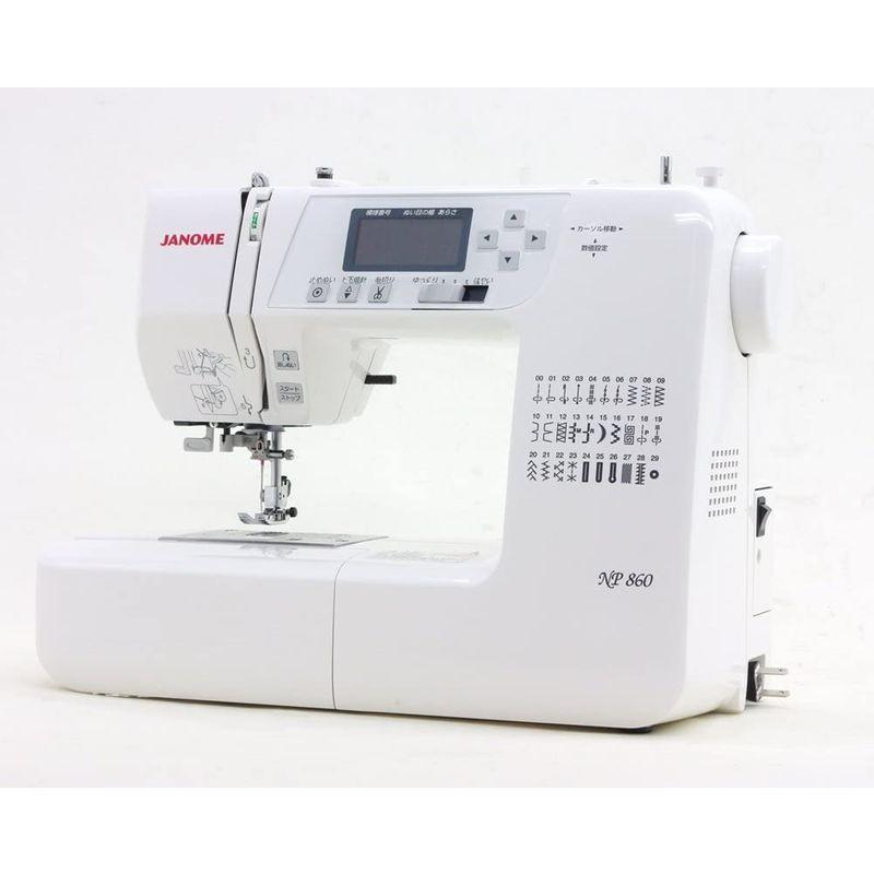 【中古品/USED】 JANOME コンピュータミシン NP860 ホワイト 【IQY6875799549】(23971円)