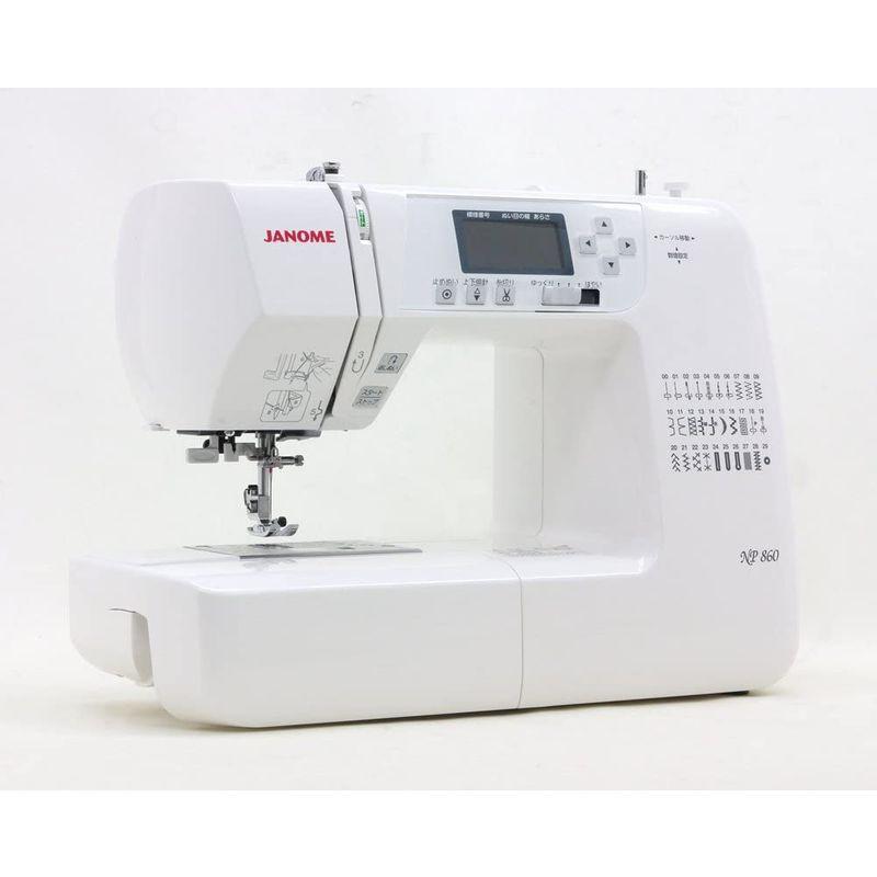 【中古品/USED】 JANOME コンピュータミシン NP860 ホワイト 【IQY6875799549】(23971円)