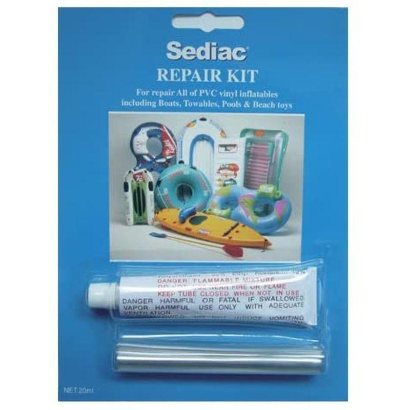 SEDIAC ビニールリペアキット 塩化ビニール製品 補修キット 修理パッチ 浮き輪 プール 空気漏れ 穴 治す 貼る 修復 簡単 日本語説|achievementstore|02