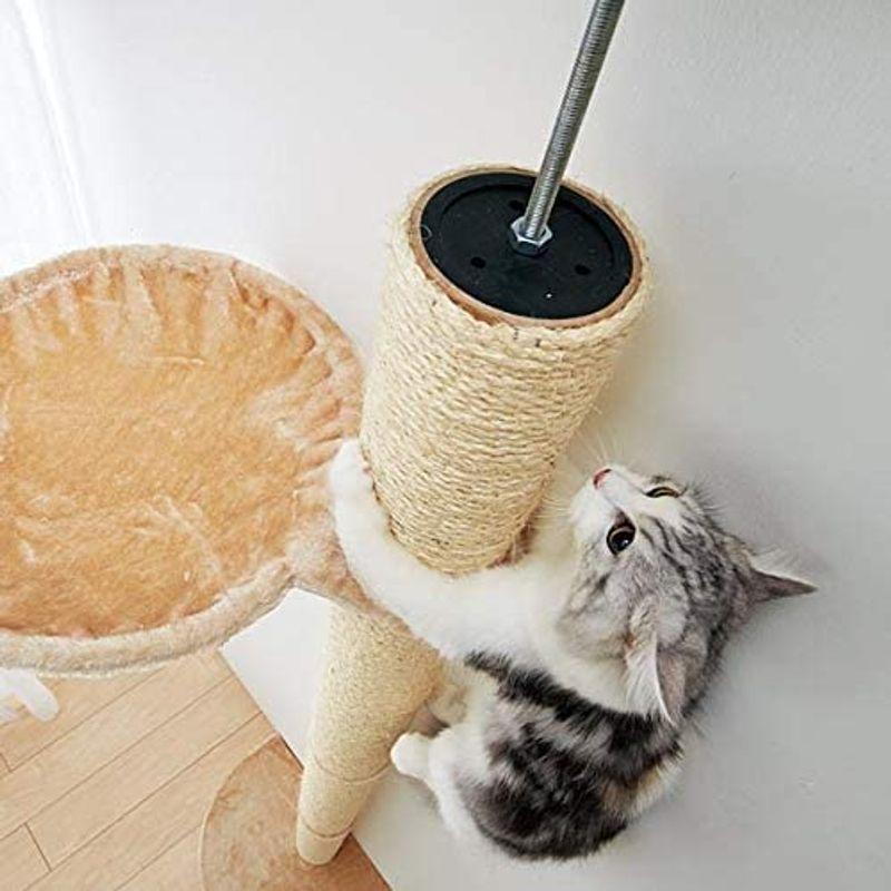 おうちで木登りタワー シングル （突っ張り型キャットタワー） 猫タワー 爪とぎ ハンモック ストレス解消 安定感 省スペース ハンモック シングル 突っ張り型キャットタワー 猫タワー 爪とぎ ストレス解消 安定感 省スペース サイズ G1540966525(13528円)
