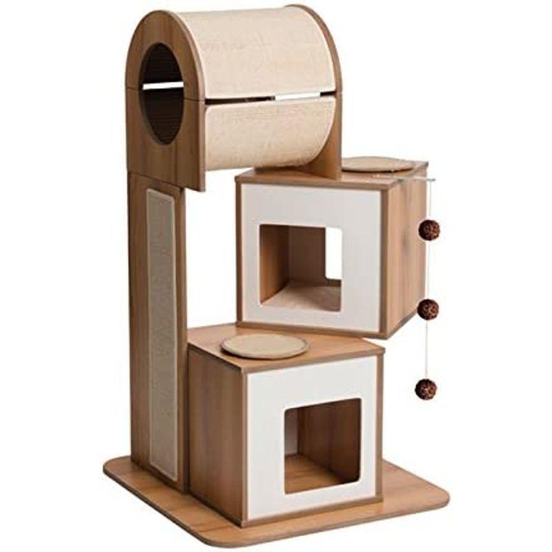 ジェックス cat it ヴェスパー キャットタワー タワー 高さ116.5cm 木製据置き 爪とぎハウス付 ottostyle.jp キャットタワー TOTEM ナチュラル ＆爪とぎポール ＆ハンモック ＆すべり止めマット ベージュ セット トーテ F2072124232(18191円)