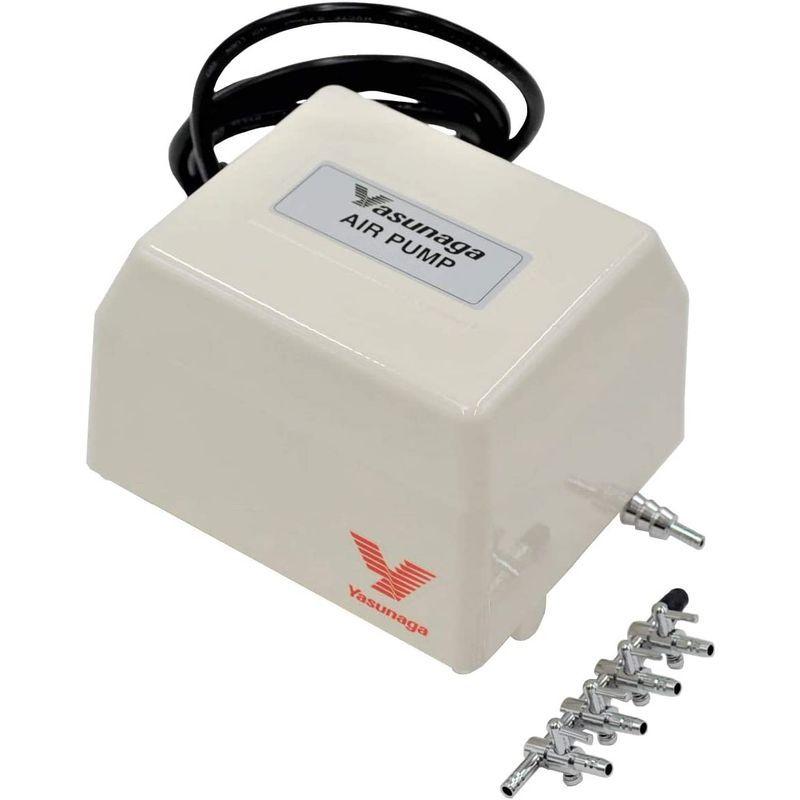 YP-20A（４方分岐管付き）安永エアポンプ エアーポンプ 水槽 20A 安永エアポンプ ４方分岐管付き エアーポンプ 水槽