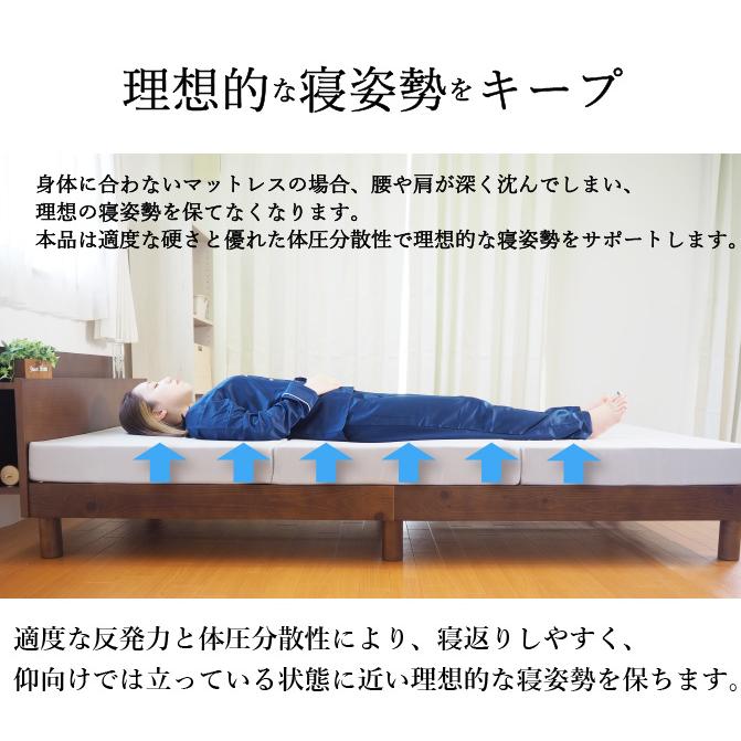 マットレス ダブル 三つ折り 高反発 かため 厚さ10cm ベッド 折りたたみ 一人暮らし 新生活 アキレス 日本製　爆買