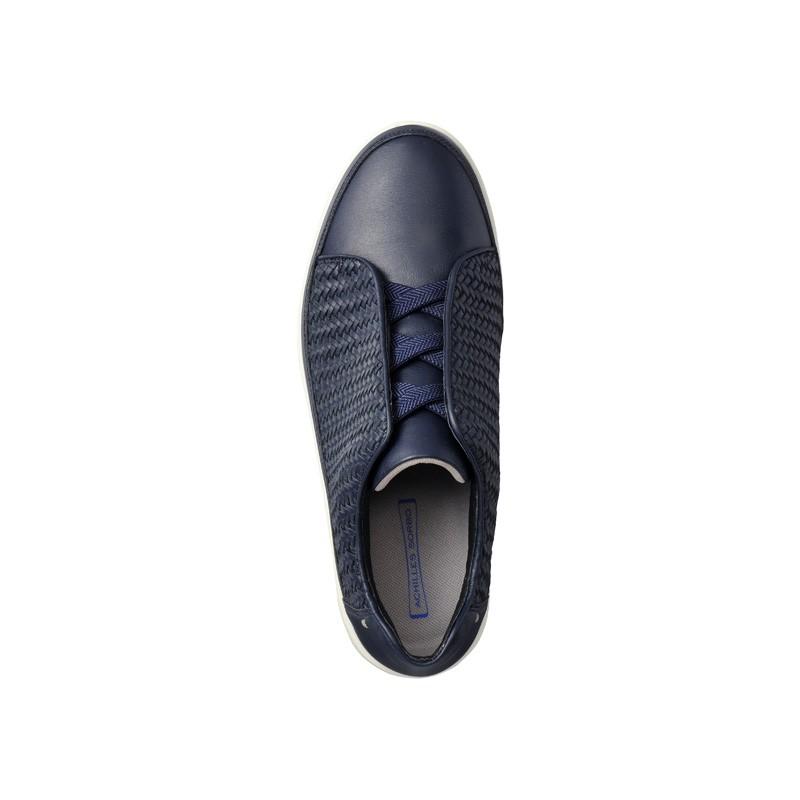 即納特典付き メンズ ウォーキングシューズ 幅広 靴 トラベルシューズ 履き心地の良い靴 アキレス ソルボc 446 ネービー 保証書付 Www Thedailyspud Com