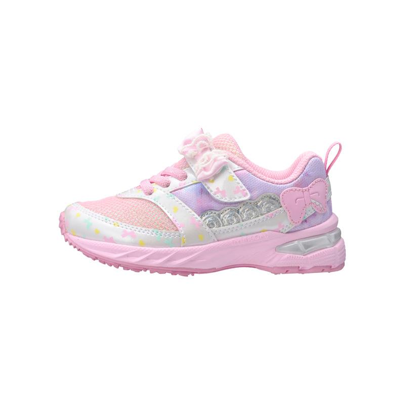 スニーカー女の子 靴 子供靴 運動靴 キッズ 瞬足 Lc 679 ピンク gensen アキレスショップ 通販 Paypayモール