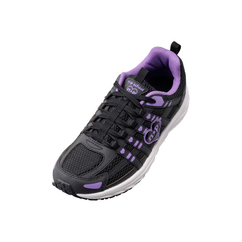 スニーカー女の子 靴 子供靴 運動靴 キッズ ニコプチスクール022 黒 gensen アキレスショップ 通販 Paypayモール