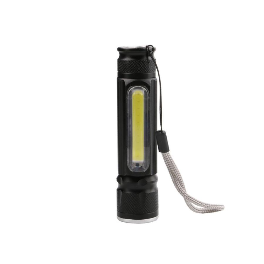 ハンディライト LEDライト 充電式 懐中電灯 ズーム付き 充電式 COBライト ハンドライト USB充電 ズーム 超強光 作業灯 ワークライト  クリップ マグネット :grocery-481-ss:爽快感あるかも - 通販 - 