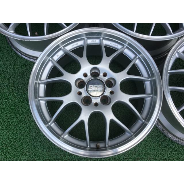 BBSアルミホイール 2本　RS771 無名Racing① BBS アルミ鍛造1ピースホイール RG-R 7J-17 4H 100