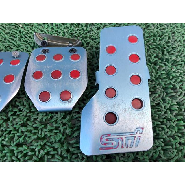 シルクブレイズ 4点セット　GC8 アクセル・ブレーキペダル STI アルミスポーツペダル アクセルペダル 用 MT車 GR86 86 パーツ