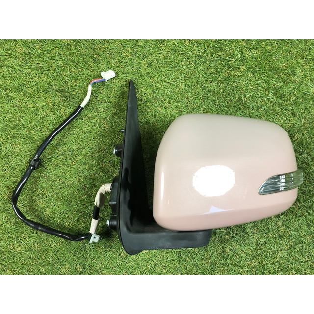 ☆L685S ミラココア 左 ドアミラー 8ピン R65 ムースピンクパール