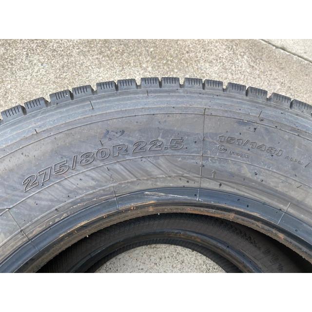 ★スタッドレス★バリ溝★ヨコハマ ZEN 902ZE 275/80R22.5 2023年製 冬タイヤ 2本_5