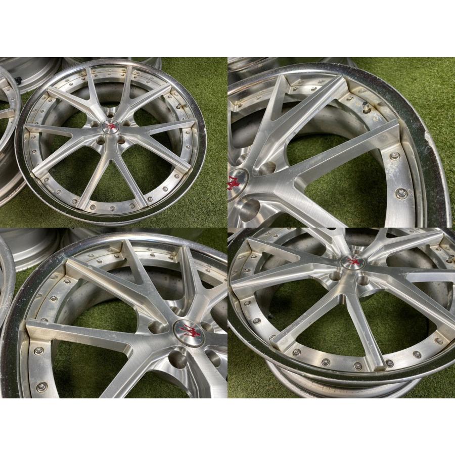 ★WORK ワーク ハイパーフォージド VC62G 22インチ ホイール 9JJ +24 11JJ +22 114.3 5H 鍛造 軽量 [マセラティ]の画像