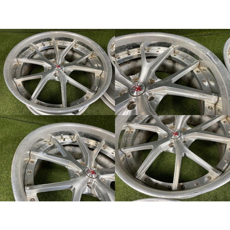 ★WORK ワーク ハイパーフォージド VC62G 22インチ ホイール 9JJ +24 11JJ +22 114.3 5H 鍛造 軽量 [マセラティ]の画像