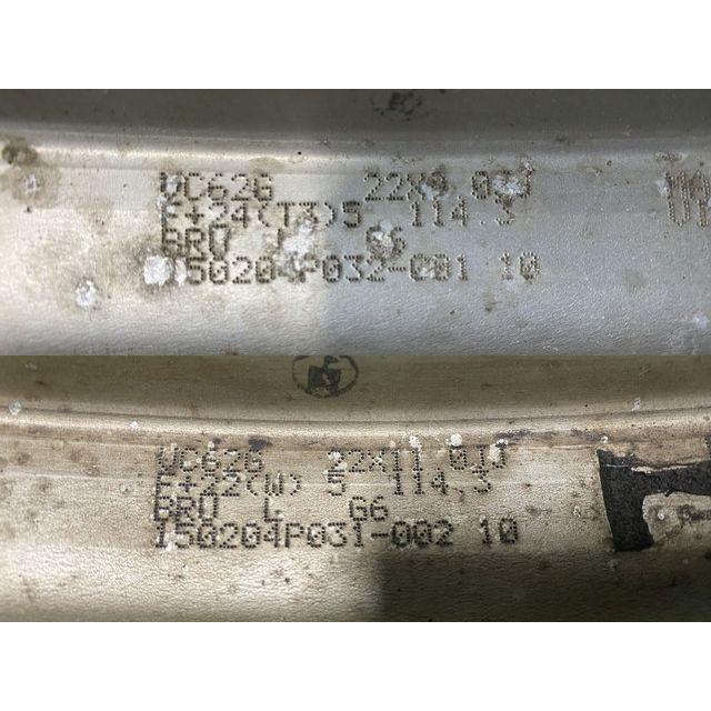 ★WORK ワーク ハイパーフォージド VC62G 22インチ ホイール 9JJ +24 11JJ +22 114.3 5H 鍛造 軽量 [マセラティ]の画像