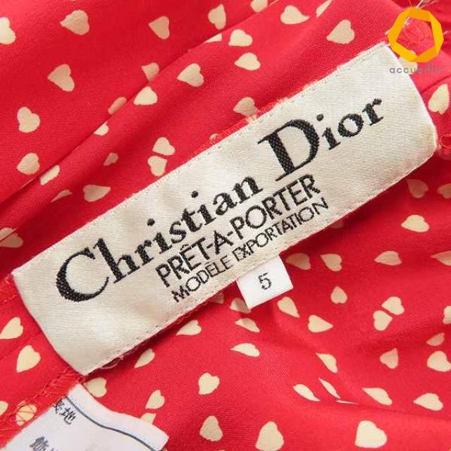 クリスチャンディオール Christian Dior ヴィンテージ シルク ワンピース ロング 半袖 ハート柄 総柄 レディース [x1007265] |  | 08