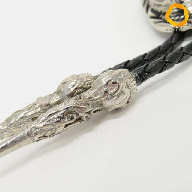 S.S.I Handcrafted ヴィンテージ ボロタイ インディアンジュエリー イーグル ターコイズ コーラル USA製 メンズ [z905046] |  | 04