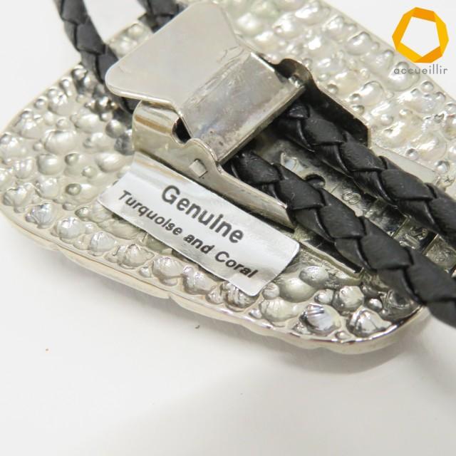 S.S.I Handcrafted ヴィンテージ ボロタイ インディアンジュエリー イーグル ターコイズ コーラル USA製 メンズ [z905046] |  | 06