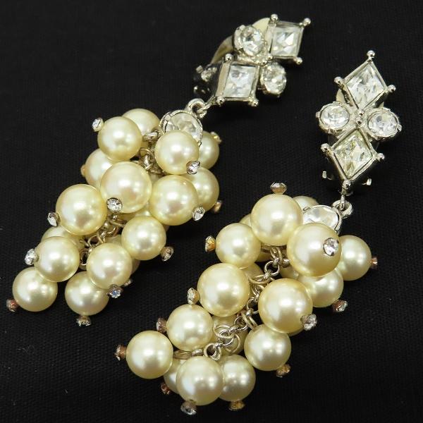 クリスチャンディオール ChristianDior ヴィンテージ イミテーション パール イヤリング 葡萄モチーフ z930219 |  | 01