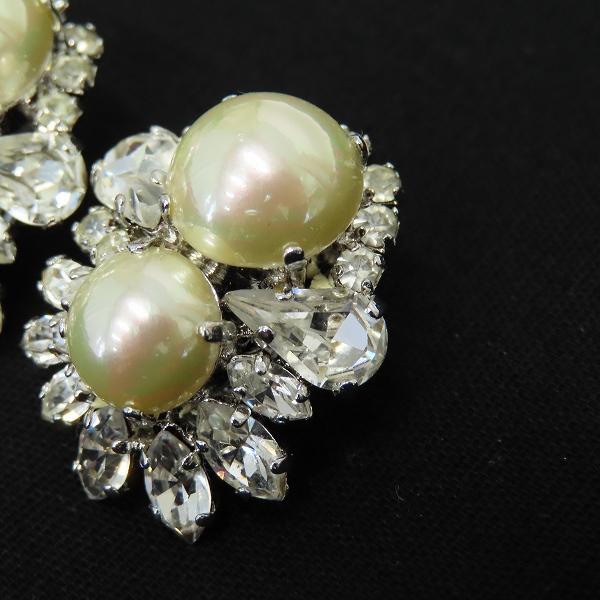 クリスチャンディオール ChristianDior ヴィンテージ イミテーション パール ストーン イヤリング z930220 |  | 02