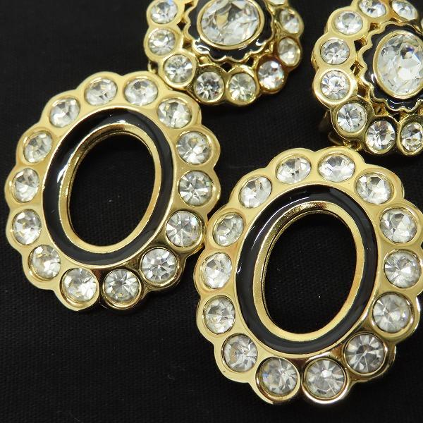 クリスチャンディオール ChristianDior ヴィンテージ ビジュー ストーン イヤリング z930222 |  | 01