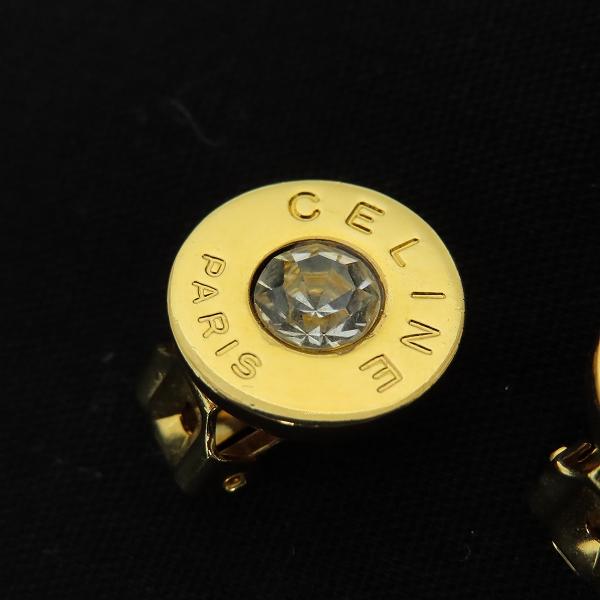 セリーヌ CELINE ヴィンテージ ロゴ ストーン イヤリング 90 z930334 |  | 02