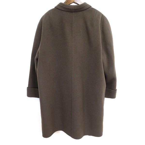 レディースファッション #w レリアン Leilian コート 13+ 茶 ウール 