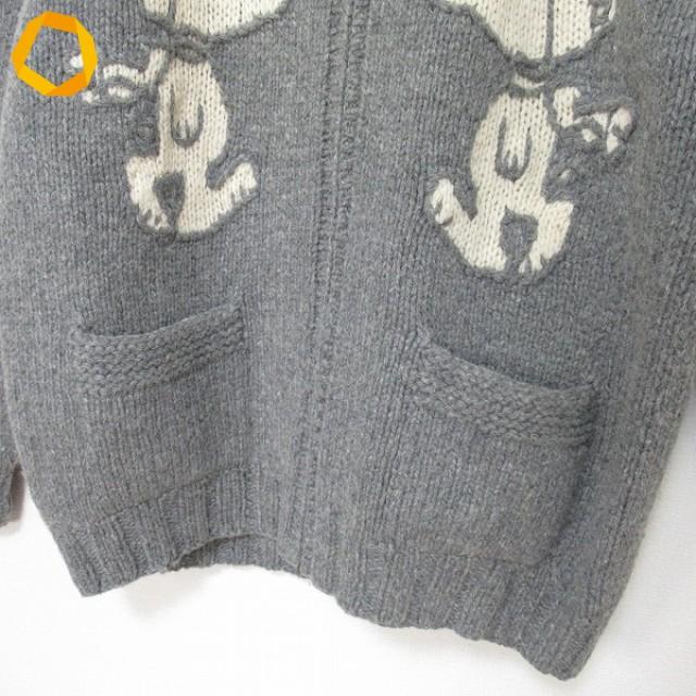 スヌーピー ピーナッツ SNOOPY PEANUTS ヴィンテージ カウチンニット セーター フルジップ メンズ [x962468ss] |  | 03