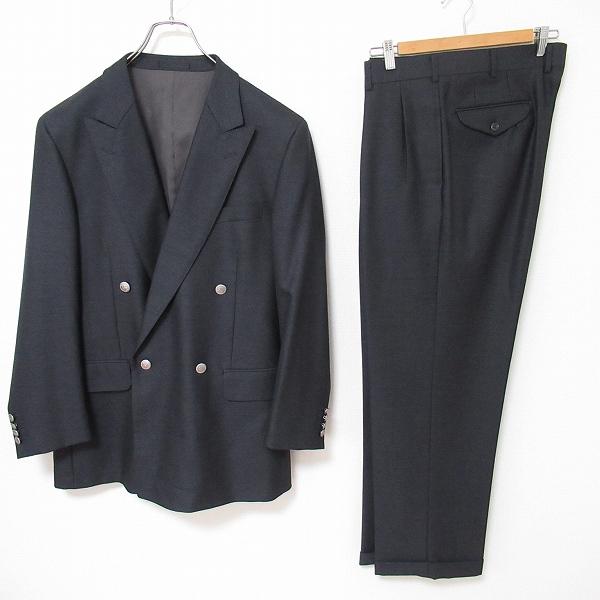 バーバリーロンドン BURBERRY LONDON ダブルスーツ ジャケット スラックス 銀ボタン カシミヤ混 メンズ [x974488ss] | 