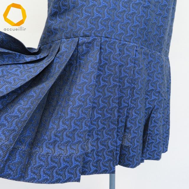 クリスチャンディオール ChristianDior ワンピース ロング 総柄 刺繍 プリーツ シルク混 レディース [x974884] |  | 02