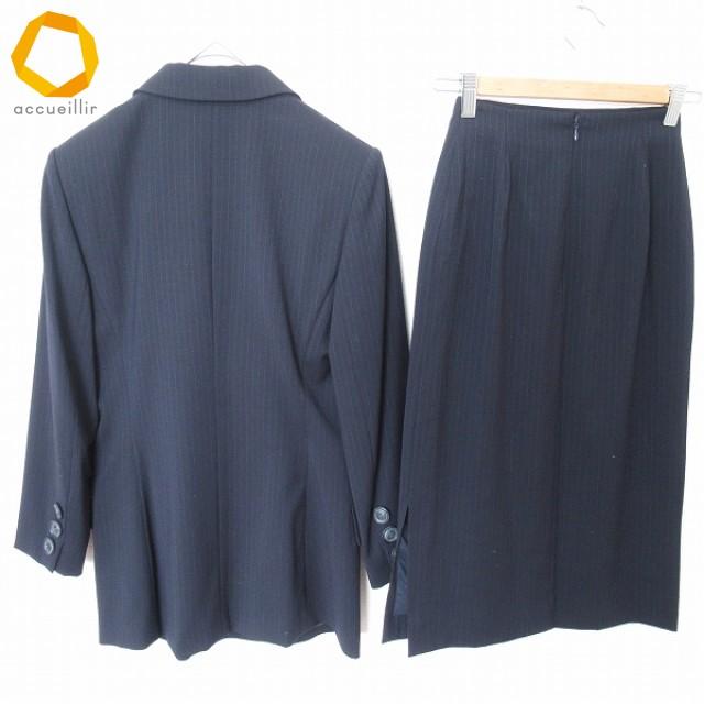 ジバンシィ GIVENCHY ヴィンテージ スカートスーツ ダブルボタン ストライプ レディース [a979515]_1