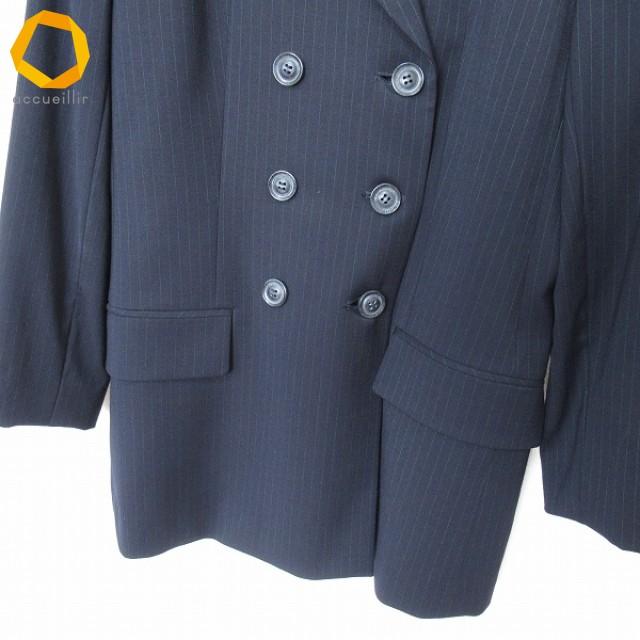 ジバンシィ GIVENCHY ヴィンテージ スカートスーツ ダブルボタン ストライプ レディース [a979515]_3