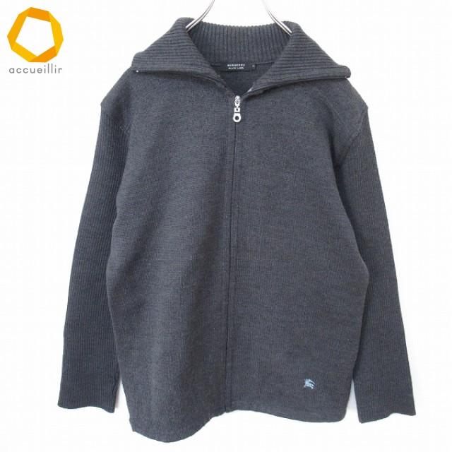バーバリーブラックレーベル BURBERRY BLACK LABEL ジップアップニット