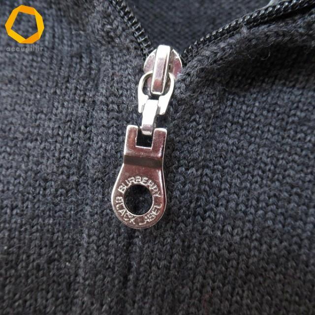 バーバリーブラックレーベル BURBERRY BLACK LABEL ジップアップニット