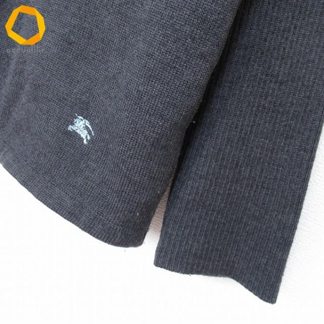 バーバリーブラックレーベル BURBERRY BLACK LABEL ジップアップニット