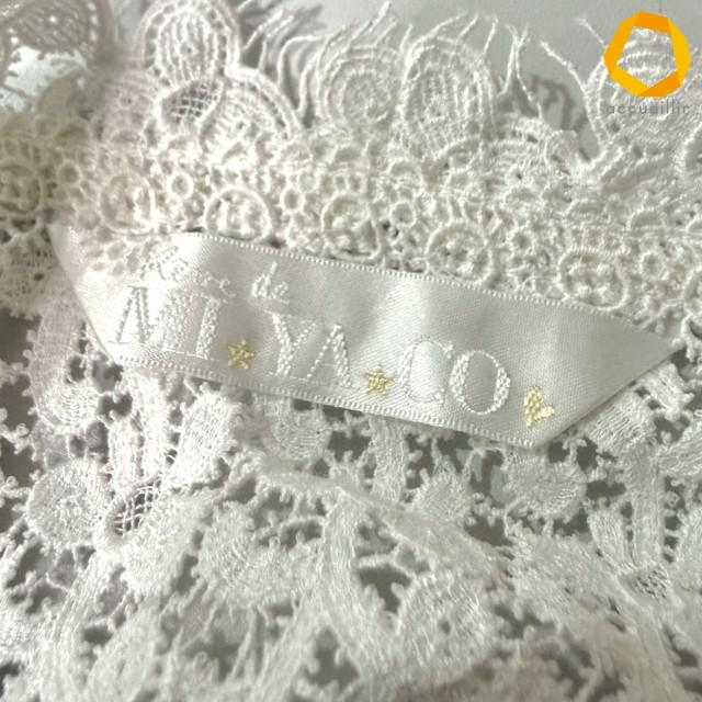 anz Reve de MIYACO 付け襟 白 レース レディース [1000188