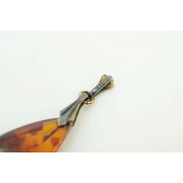 #anza ペンダントトップ チャーム 琥珀 アンバー 茶系 レディース [333860] |  | 04