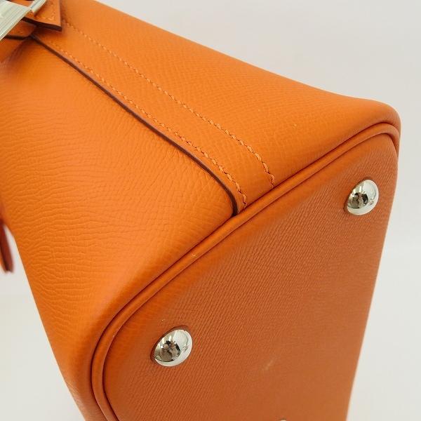 HERMES（エルメス） #apb ボリード31 ハンドバッグ オレンジ レザー