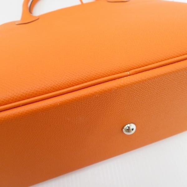 HERMES（エルメス） #apb ボリード31 ハンドバッグ オレンジ レザー