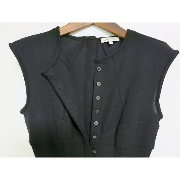 Zac Posen #anc SALE ザックポーゼン ZACPOSEN ワンピース 4 黒 ニット 