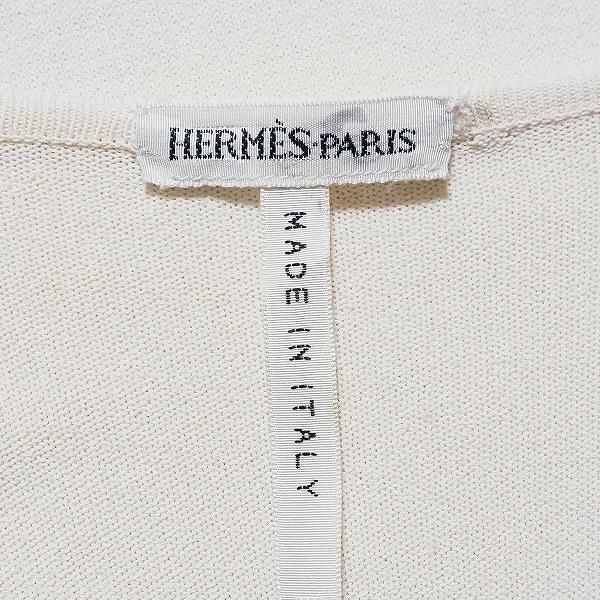 HERMES アイボリー カットソー HERMES #spc エルメス カットソー Tシャツ ニット ME アイボリー