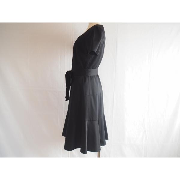 売れ筋がひ トゥービーシック Snc To レディース 未使用品 タグ付き リボンベルト付き バックジップ 半袖 黒 40 ワンピース Chic Be ワンピース Www Collectiviteslocales Fr